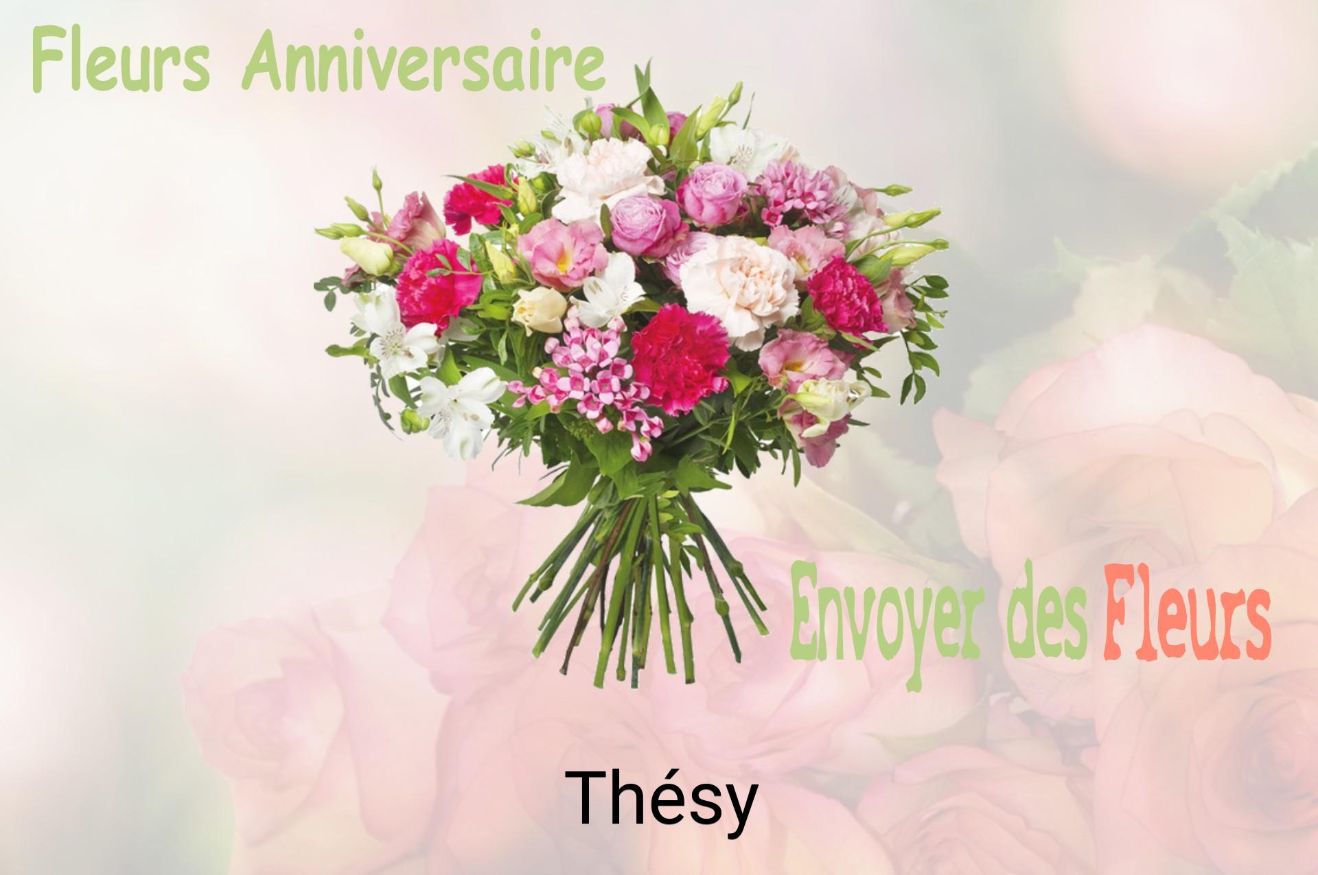 Bouquet de fleurs d’anniversaire livré à Thésy